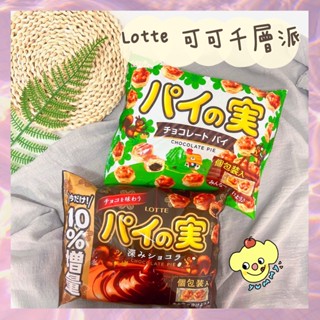 🔥現貨🔥日本 Lotte 可可千層派 羅德 巧克力千層派 巧克力派 可可派 濃鬱可可派 無尾熊餅乾 大人味可可 派之實