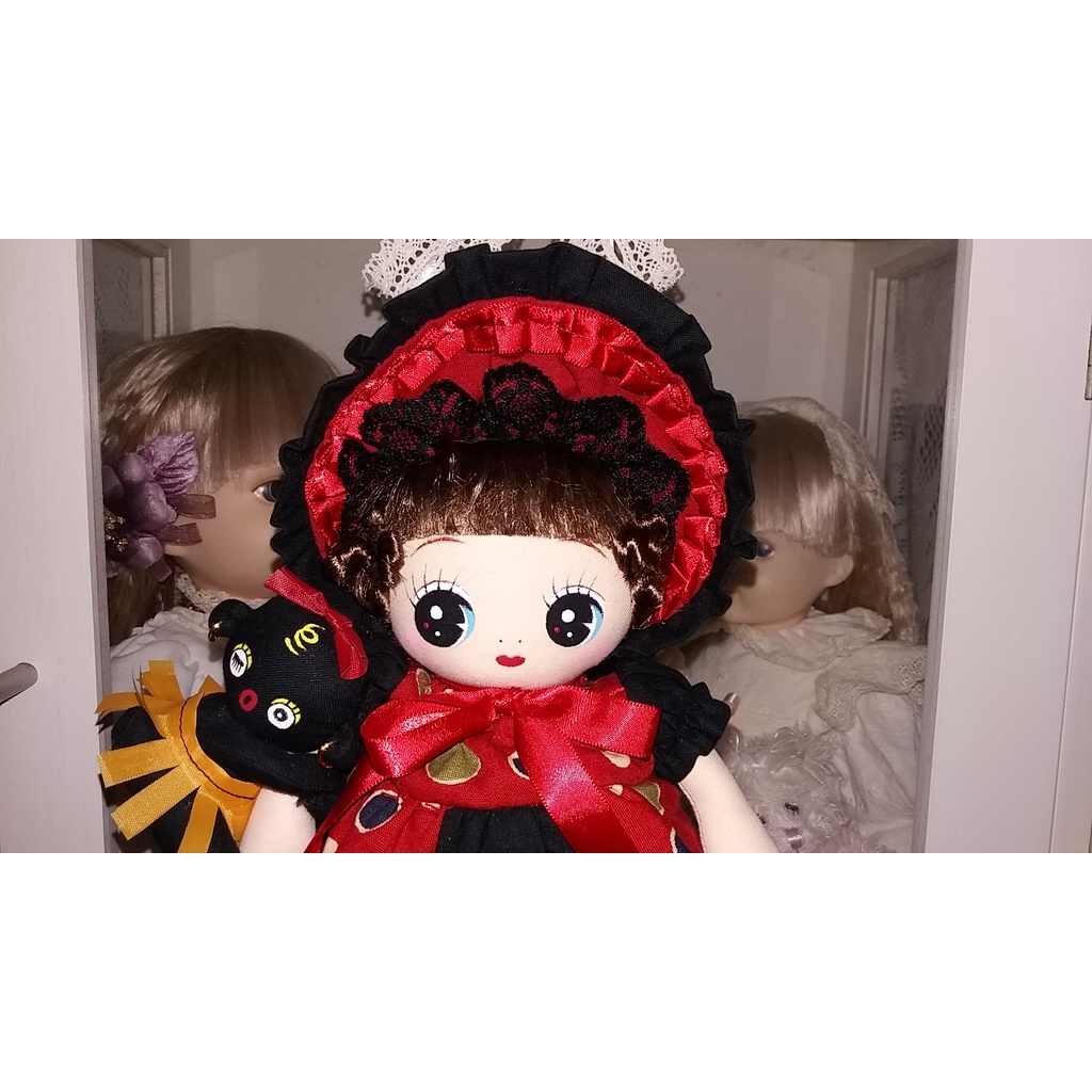 單售--- 日本 昭和時期 文化人形 /手創娃娃人形 布偶 多款 昭和文化人形娃娃 (小黑妞款)