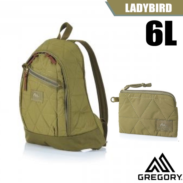 【美國 GREGORY】LADYBIRD BACKPACK XS 6L超輕多功能後背包+手挽袋_鼠尾草綠_131372