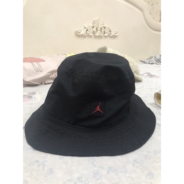 Jordan 漁夫帽 中性黑色 紅標