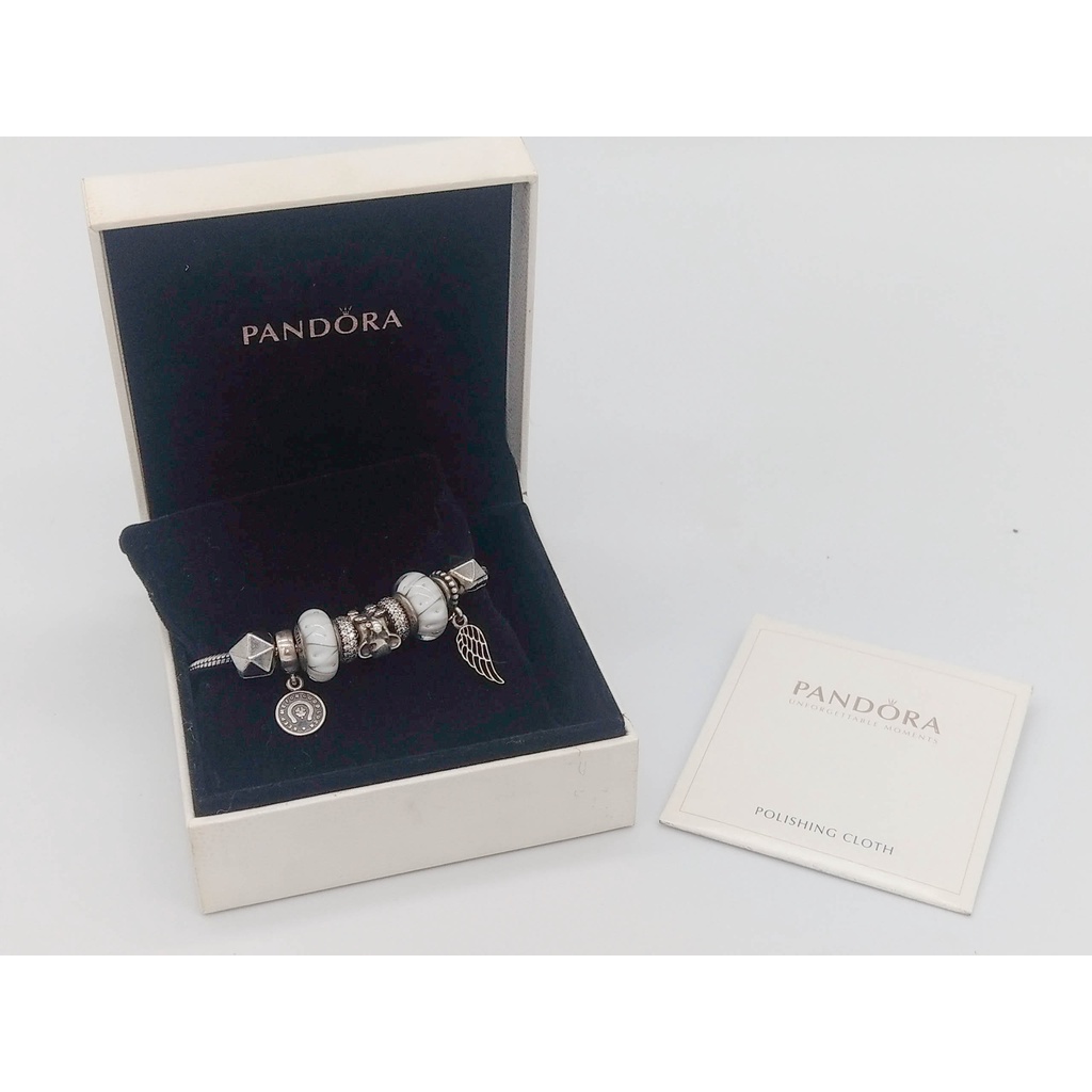 （二手現貨實拍）正品 附購買證明 絕版品 PANDORA潘朵拉手鍊 手鏈 時尚單品 精品 飾品