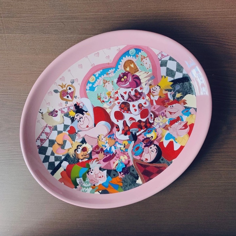 Disney｜Tokyo Disneyland 東京迪士尼限定 愛麗絲夢遊仙境 妙妙貓 紅心皇后 瘋帽客 陶瓷盤 器皿