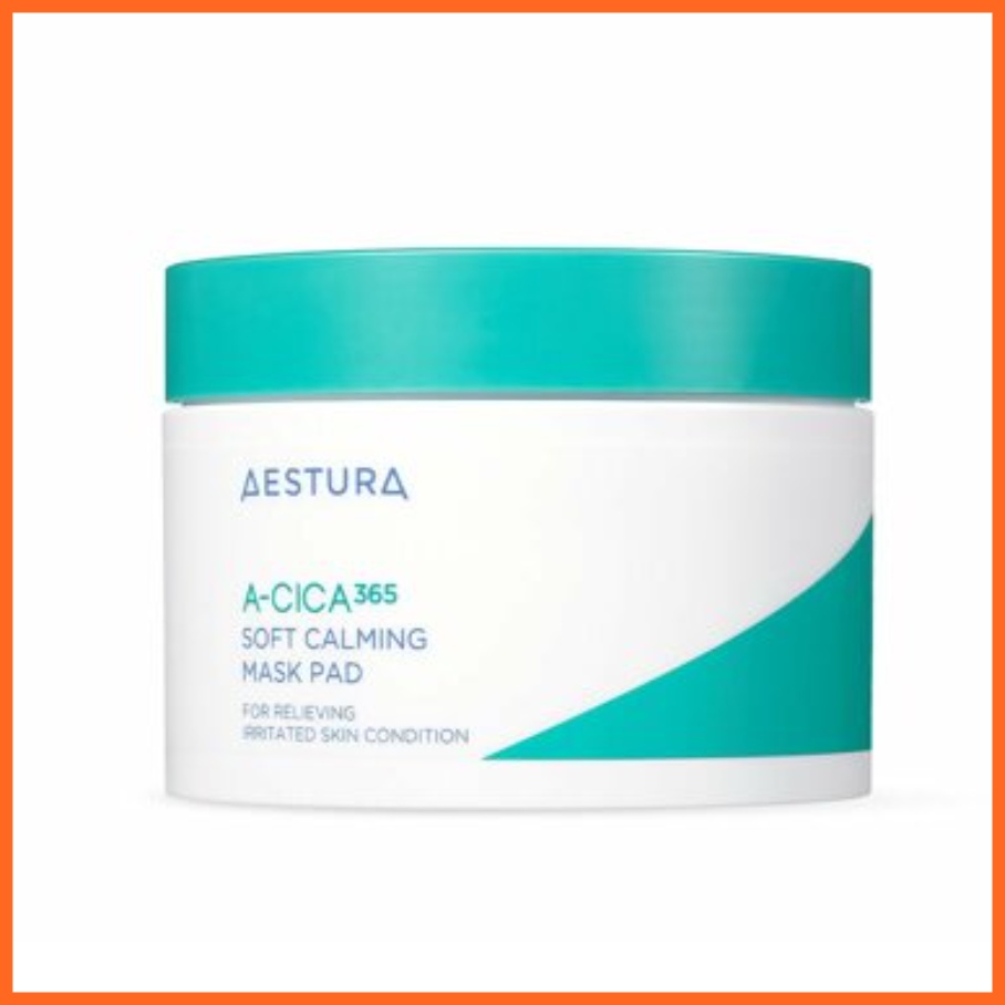 [AESTURA] A-cica 365 柔軟鎮靜面膜墊(60 片)跟踪舒緩適用於所有皮膚類型