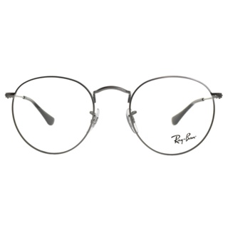 RAYBAN 光學眼鏡 RB3447V 2620-50mm 圓框款 眼鏡框 -金橘眼鏡