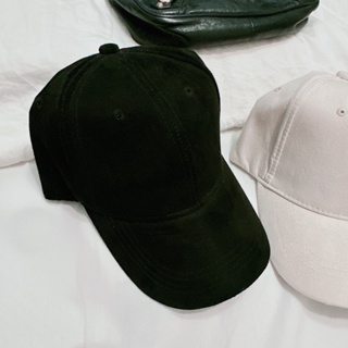「9成新」韓國購入超挺素色麂皮棒球帽
