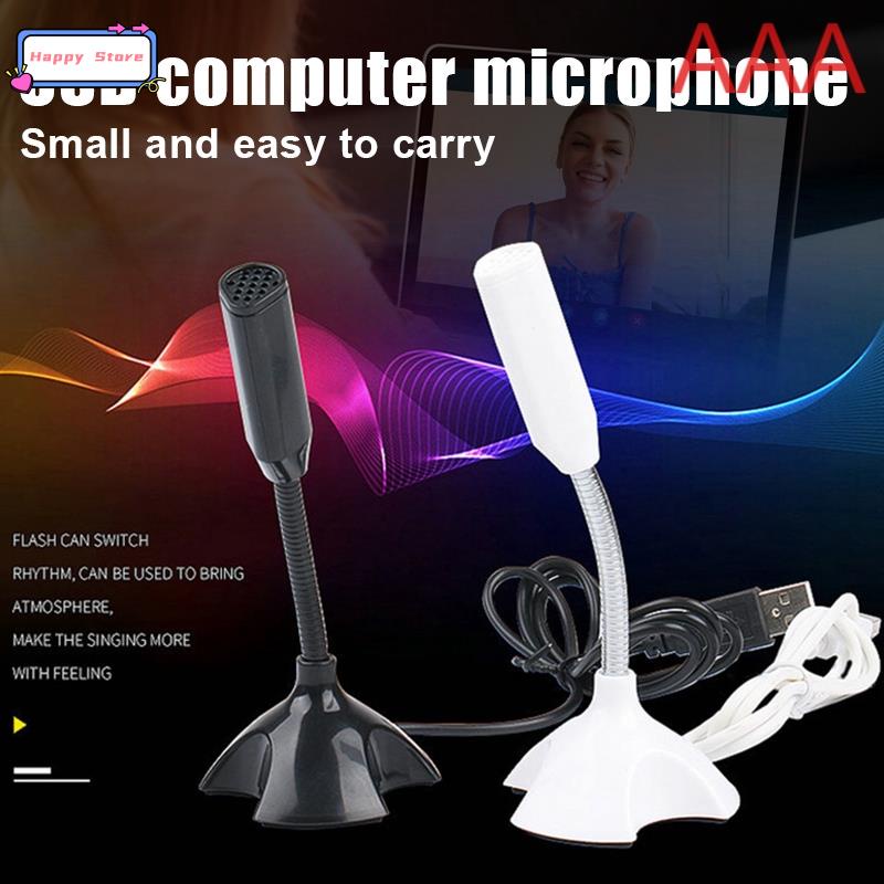 USB Computer Microphone Desktop Omnidirectional Condenser PC
