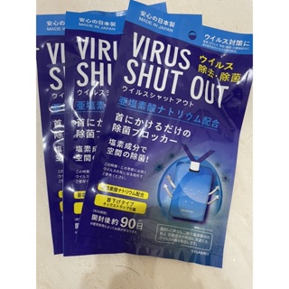 🌟 TOAMIT VIRUS SHUT OUT 日本製 抑菌卡 隨身 消毒 除菌