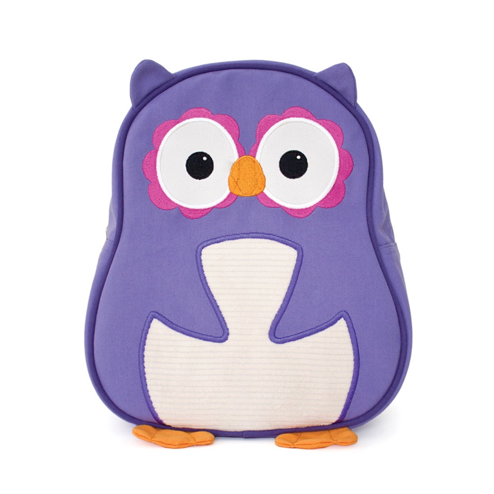 特價優惠 瑕疵品【Apple Park】兒童造型背包-紫色貓頭鷹/ 橘色小猴子 後背包 包包 書包