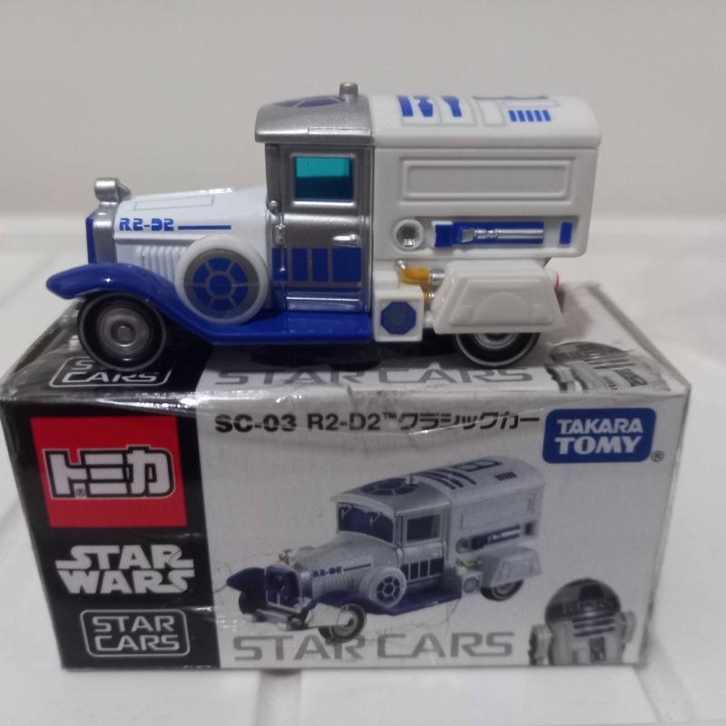 tomica sc-03星際大戰 古典藍白車（盒損品內容物全新）