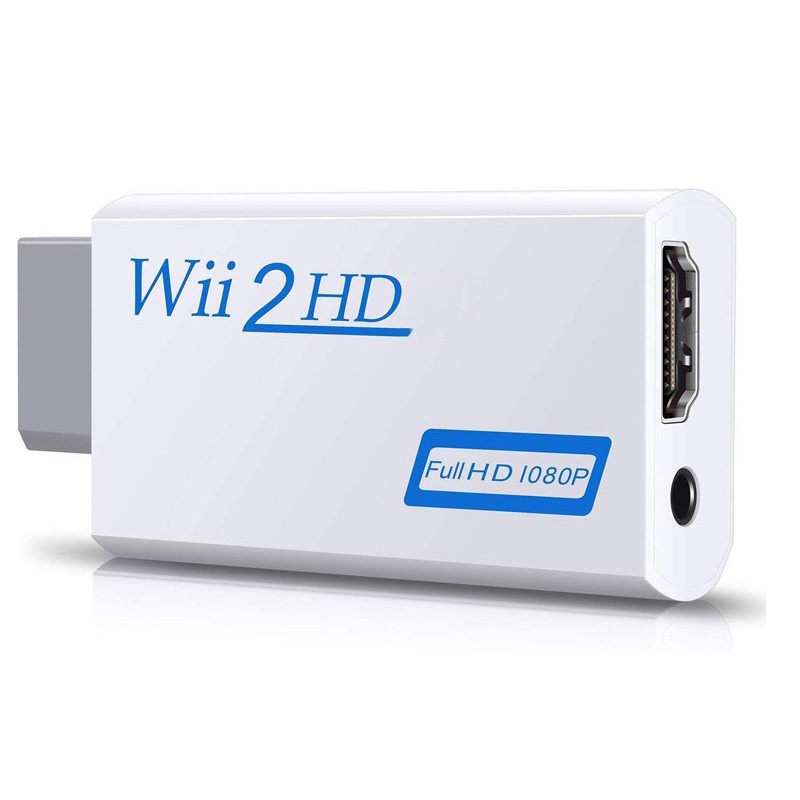 Wii 到 HDMI 兼容轉換器全高清 720P 1080P 3.5 毫米音頻 Wii2HDMI 兼容適配器,適用於 P