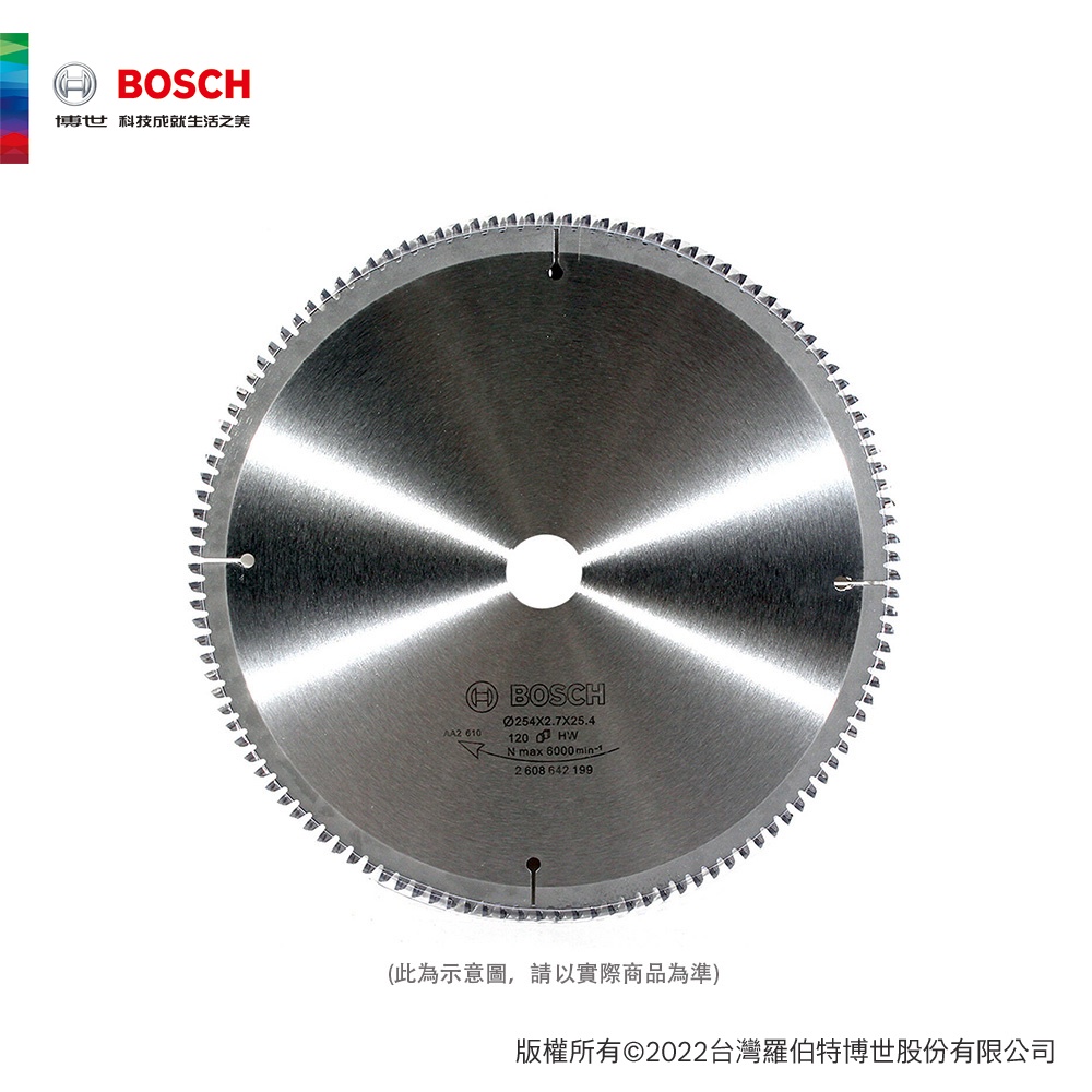 BOSCH 博世 切鋁圓鋸片 12" 305x2.7x25.4 T100