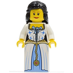 玩樂趣 LEGO樂高 6243 海盜系列 Admiral's Daughter 二手人偶 pi086