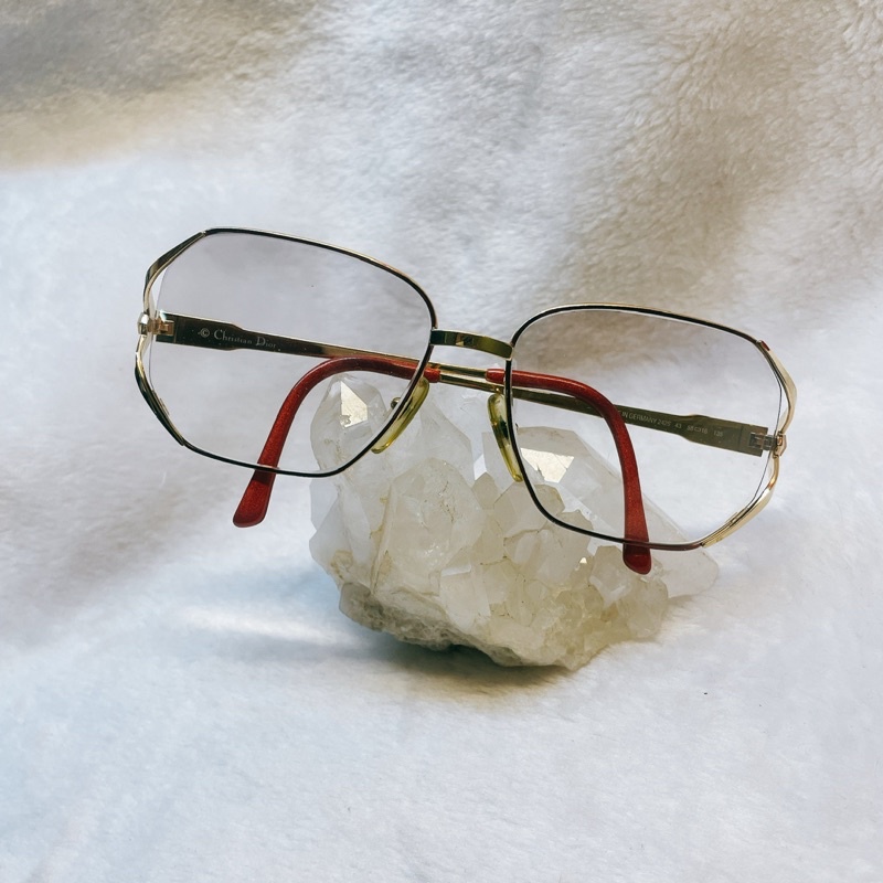 日本二手正品迪奧Dior大方框平光眼鏡Dior眼鏡Dior配件Dior復古眼鏡vintage CD眼鏡