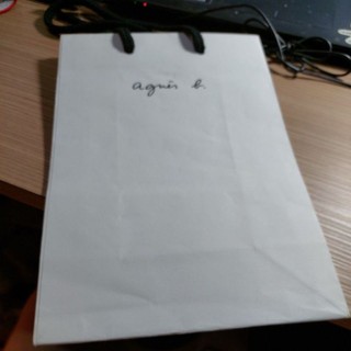 Agnès b 專櫃 品牌 精品 紙袋 購物袋 禮物袋 手提袋 包裝袋 Agnes b