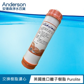 【安德森淨水百貨】HW 離子交換樹脂濾心 採用美國進口離子樹脂 英國Purolite