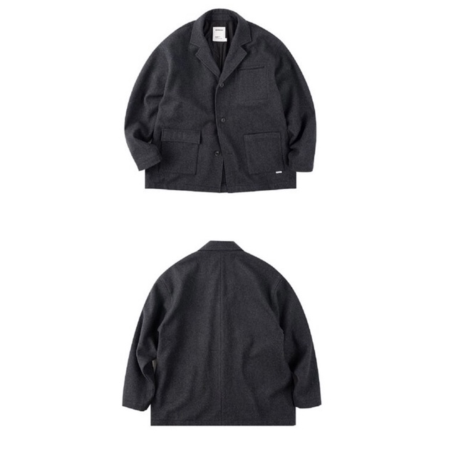 （聊聊有優惠價）BOHRHOO 21AW 羊毛寛版 西裝外套[BH215] JKS 全新XL