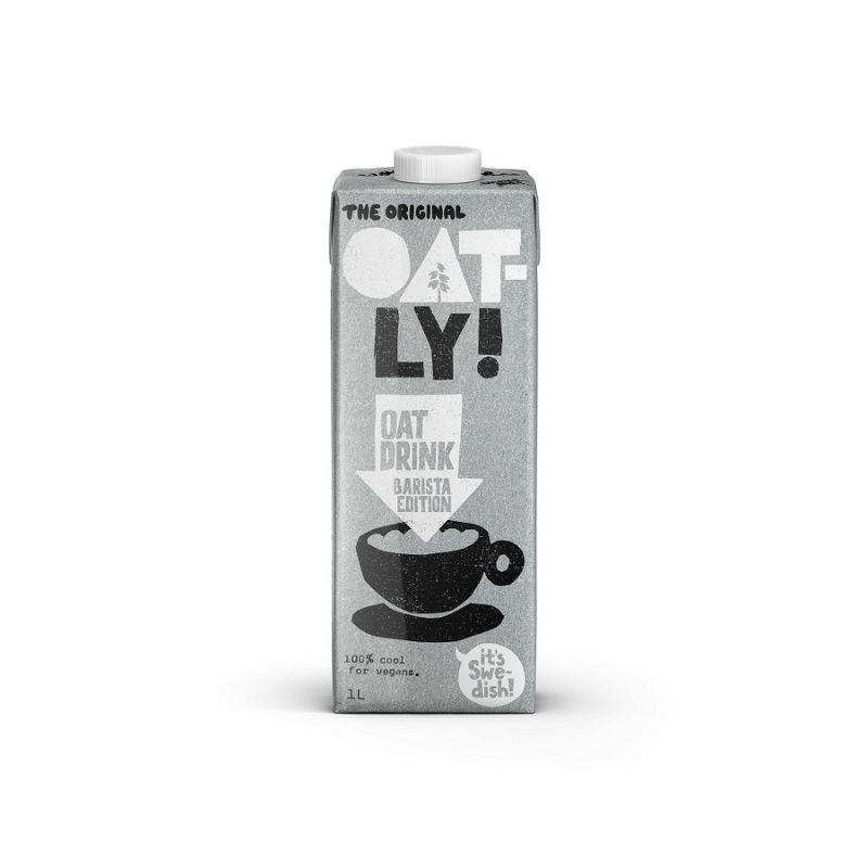 Oatly 咖啡師燕麥奶 1L 植物奶 燕麥奶 無糖燕麥奶 燕麥拿鐵 無乳糖 乳糖不耐症可飲用