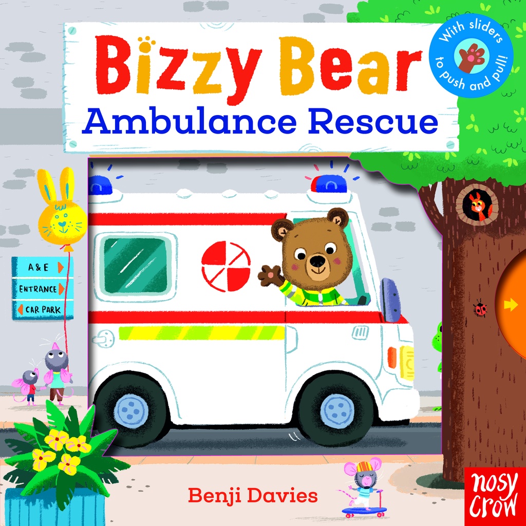 Bizzy Bear: Ambulance Rescue (硬頁書)(英國版)*附音檔QRCode*/Benji Davies【禮筑外文書店】