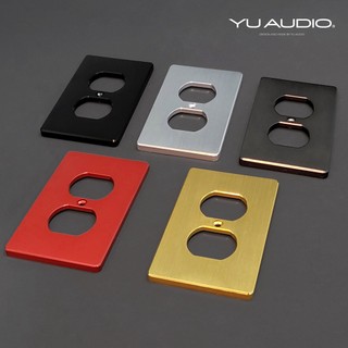航空級 全鋁 兩孔蓋板 台灣規格背面開槽 壁面插座 蓋板 面板 COOPER ATL Furutech 古河