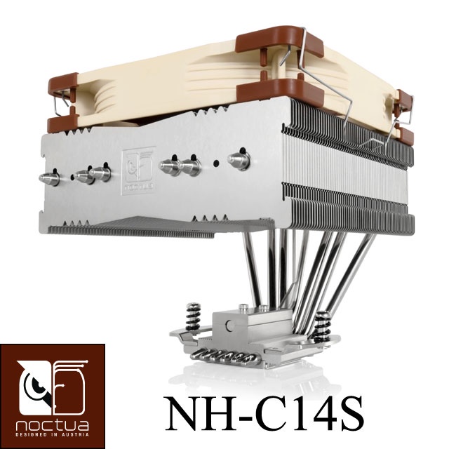 小白的生活工場*Noctua NH-C14S下吹式六導管靜音CPU散熱*支援1366/1156/AM2/2011-3