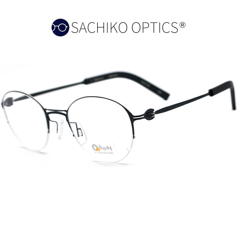 ONBEAT ONB-D006 日本手工眼鏡｜男女純鈦超輕半框眼鏡 男女生品牌眼鏡框【幸子眼鏡】