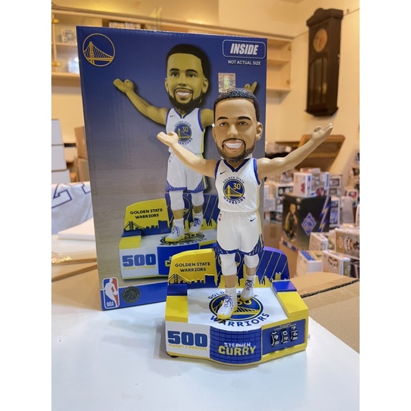 FOCO NBA 勇士隊 Curry 季後賽 三分球計時器 紀念版 公仔 搖頭公仔