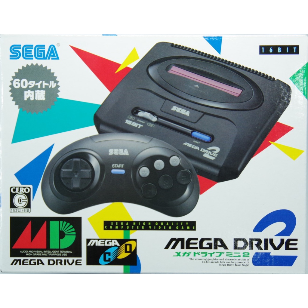 &lt;譜蕾兒電玩&gt;(全新)SEGA Mega Drive Mini 2 日規 復刻版迷你主機