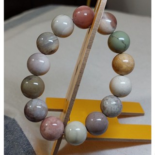 天然奶昔阿拉善，糖果阿拉善，阿拉善瑪瑙手鏈，手排6-14mm（招財之石）