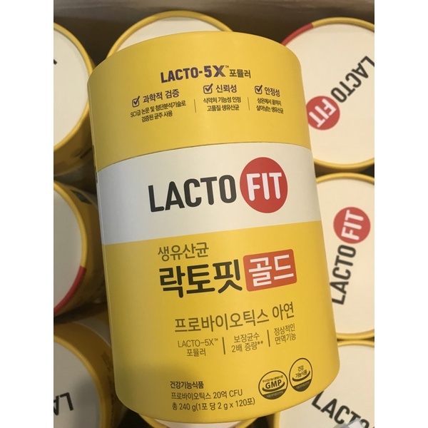 韓國 鍾根堂 益生菌（2g*120包）大容量 lacto fit 新升級 5X版  乳酸菌 lacto-fit 鐘根堂