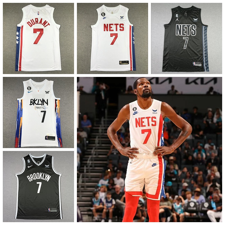 NBA 球衣 23賽季 籃網隊 Nets 7號 杜蘭特 Kevin Durant 城市版 city 球員版 籃網球衣