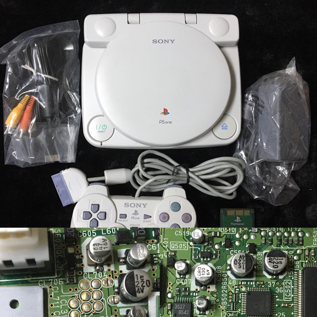 Sony PS ONE COMBO 遊戲主機 + 原廠LCD螢幕 包含全新改機破解 主板電容換新 PS1 PSONE