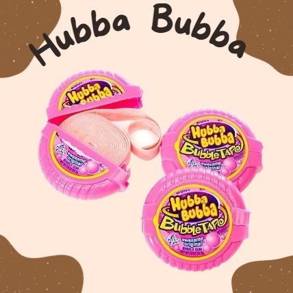 美國空運來台Hubba Bubba Bubble Tape捲尺糖泡泡糖膠帶口香糖 美國代購