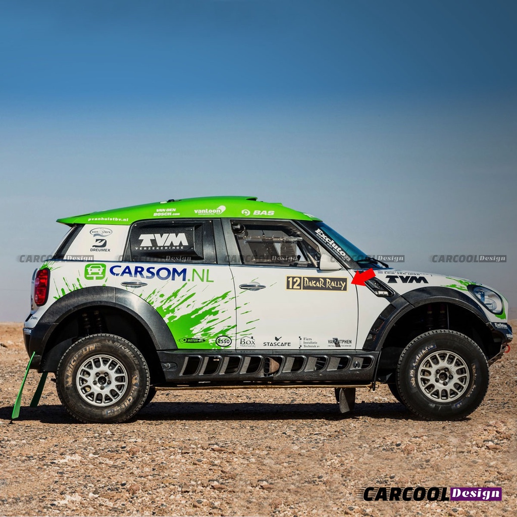 （全台可安裝）DAKAR RALLY 4X4達喀爾拉力賽車身貼紙四驅越野改裝車貼花（德國進口）