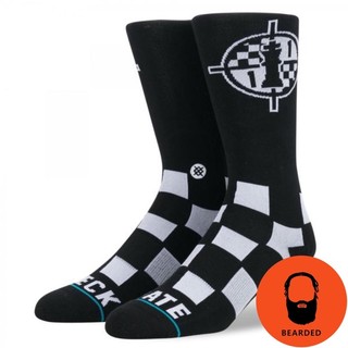 【 🇺🇸大鬍子美國襪子選品 】STANCE - CHECK MATE KT CREW SOCKS經典聯名系列街頭休閒長襪