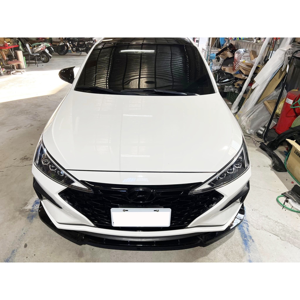 Elantra Sport 直上 鋼琴烤漆黑 前下巴 前鏟 前定風翼 前擾流板 下擾流板 保險桿 改裝下巴 通用下巴