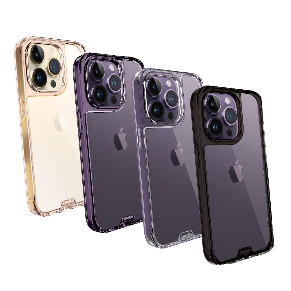 hoda iPhone 14 系列 晶石鋼化玻璃軍規防摔保護殼