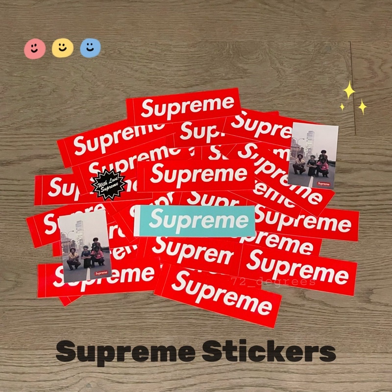 ✈️72_degrees 現貨- Supreme 貼紙 皆源自官網 Supreme Box Logo