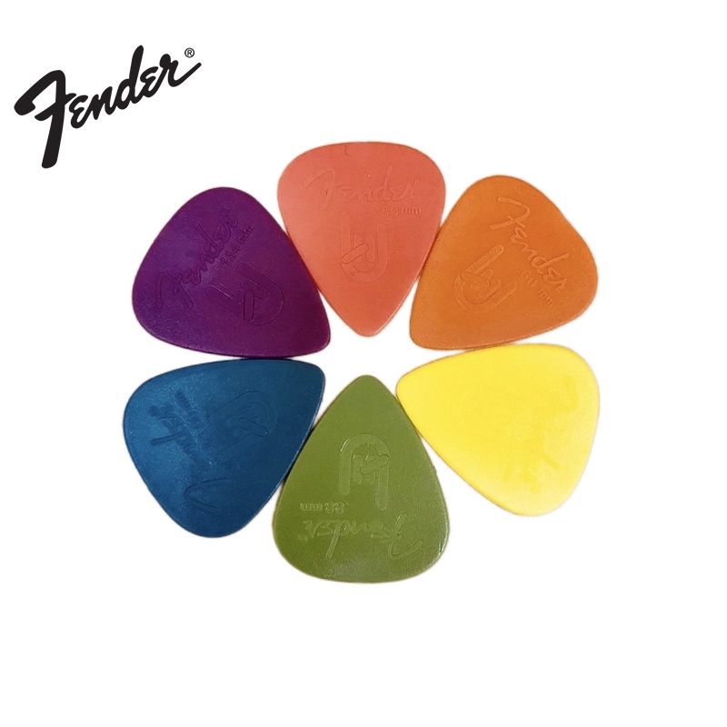 【台灣弦樂打擊樂器專賣店】美國 Fender 0.88mm 凸面彈片 Fender 珍珠 賽璐 彈片 PICK 電吉他