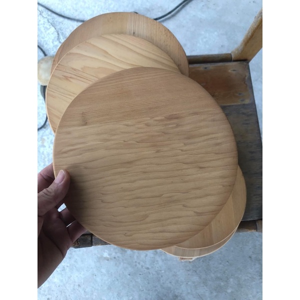台灣檜木拼接板 原木板材 圓型板 鹿角蕨上板材料 園藝植物 原木餐桌隔熱墊