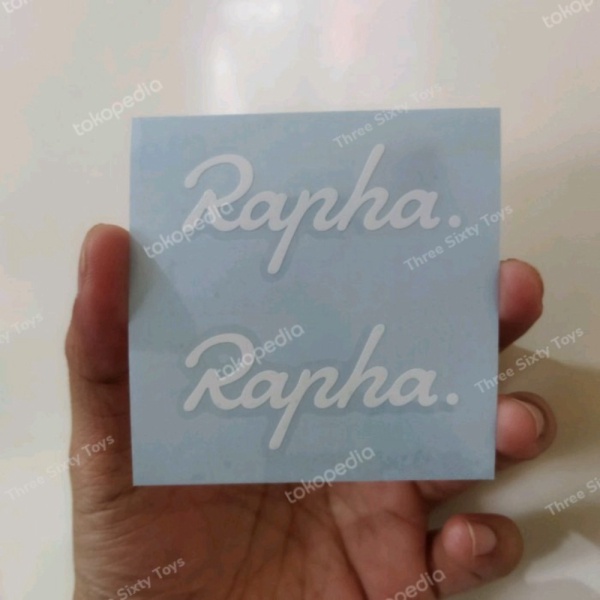 Hitam 切割貼紙 RAPHA 黑色自行車車架