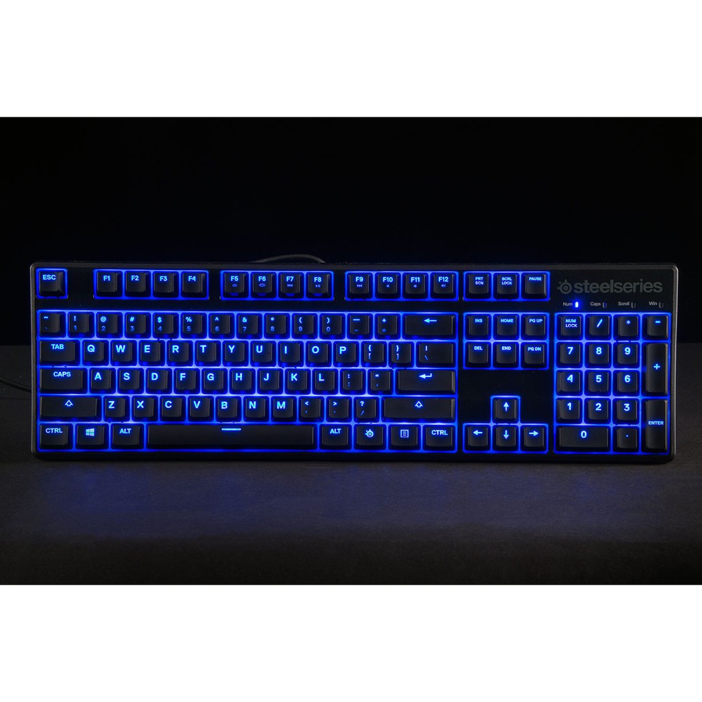 SteelSeries賽睿 APEX M500 機械式鍵盤(青軸英文藍光)