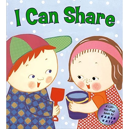 I Can Share (翻翻書)(精裝小開本)/Karen Katz Karen Katz Lift-the-Flap Books 【禮筑外文書店】
