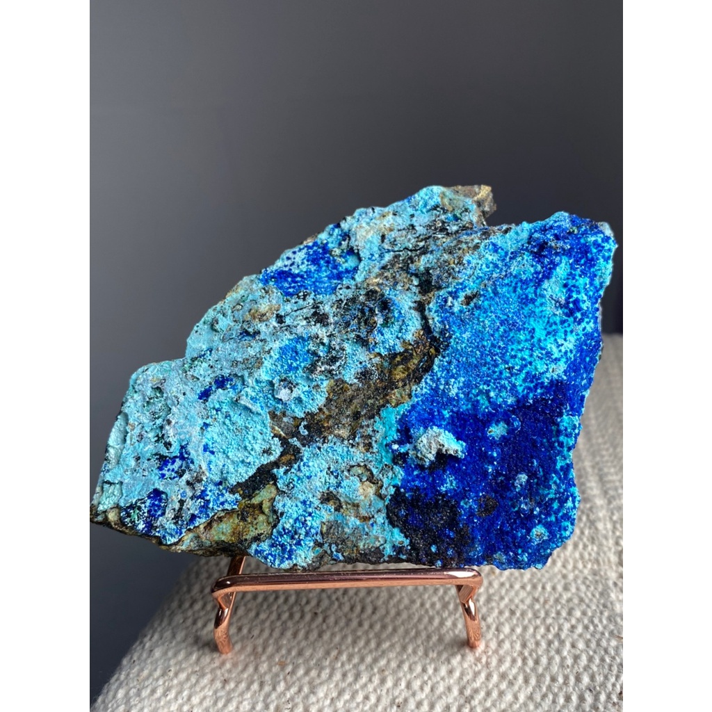 藍銅礦孔雀石共生原礦