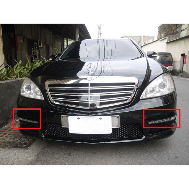 台灣之光 全新 BENZ 賓士 11 12 13年W221 S65 AMG前保桿專用LED 日行燈組 台灣製