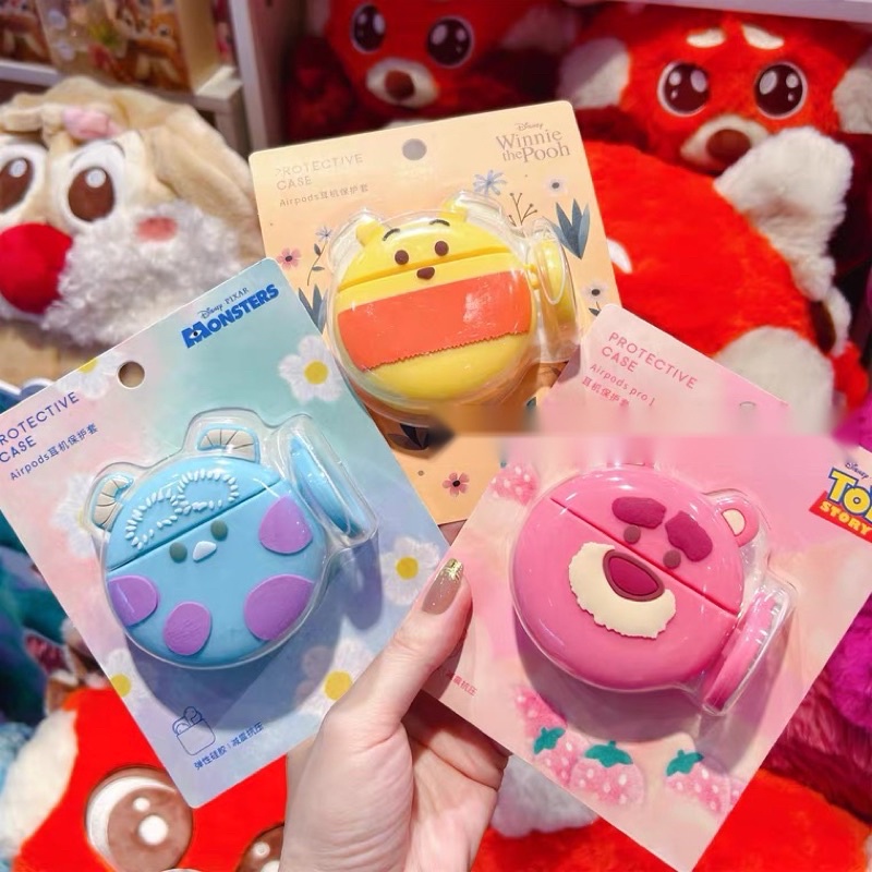 🥨台灣奇趣寶物🥨miniso 名創優品 airpod 耳機套 迪士迪 玩具總動員 毛怪 維尼 草莓熊