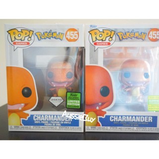 AussieBuy🌸Funko 寶可夢 小火龍 (金屬版/鑽石版) 精靈寶可夢 SDCC Charmander #455