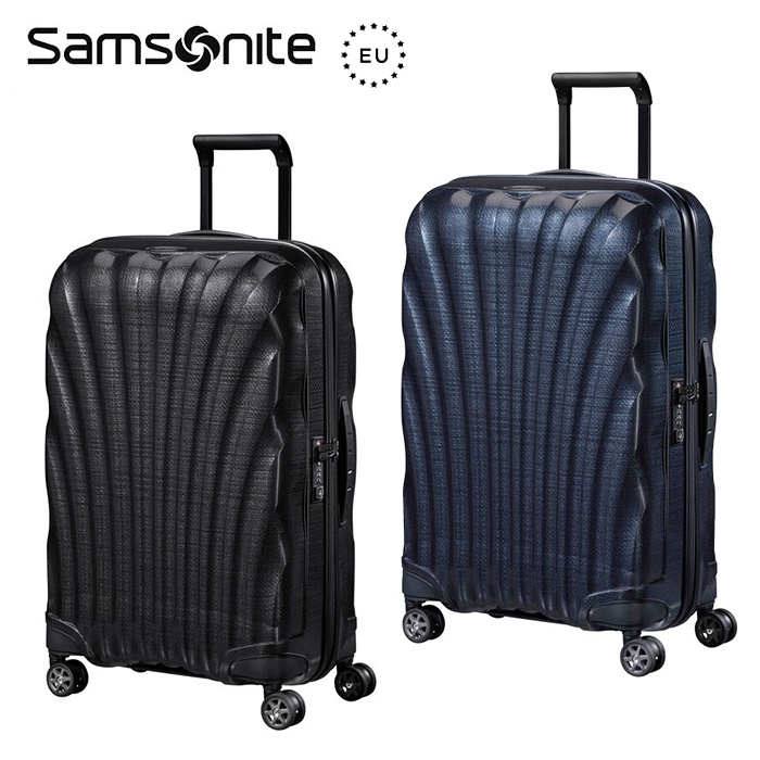 Samsonite 新秀麗【C-LITE CS2】25吋行李箱 新版貝殼箱僅2.5kg 歐洲製雙拉桿雙軌輪 Curv材質