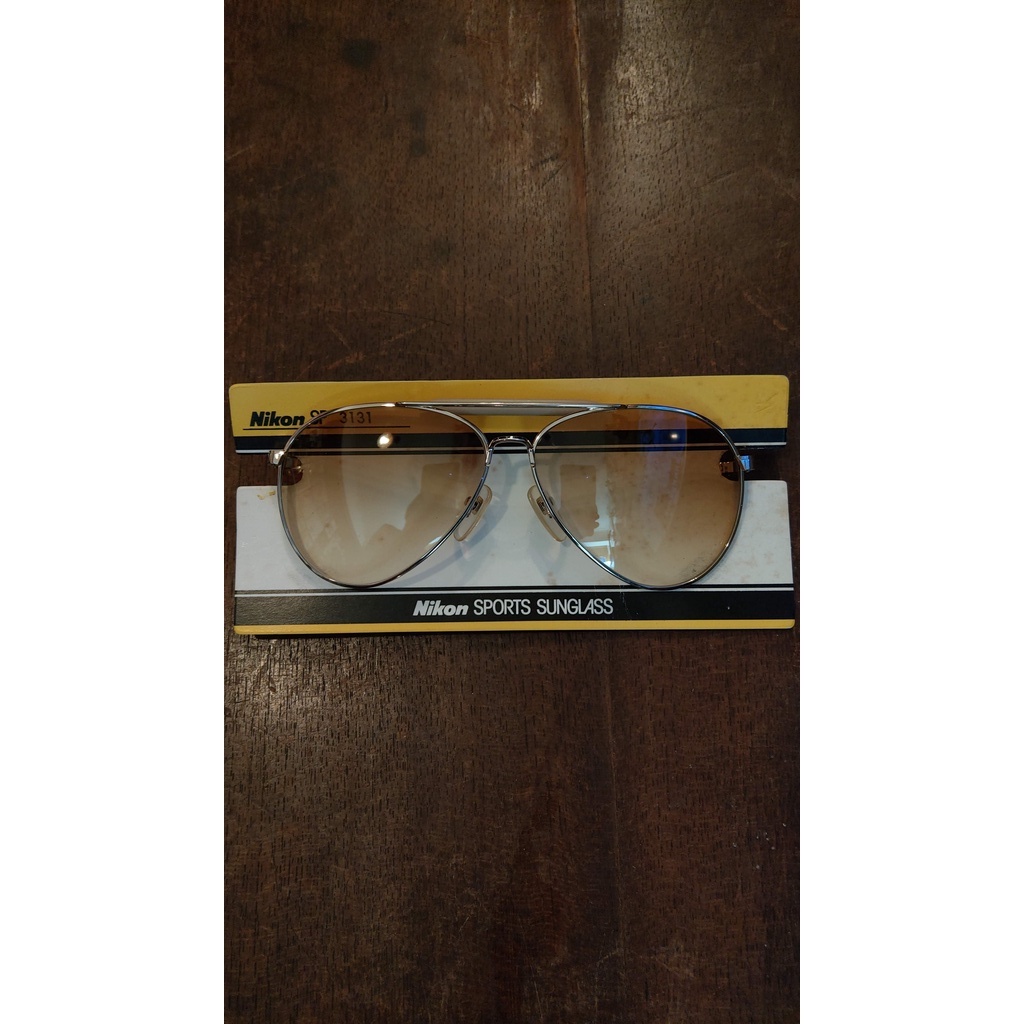 (古董眼鏡) 全新 Nikon 尼康 眼鏡 日本製 正老品 絕版 稀有 不撞框 送 全新 眼鏡盒+布