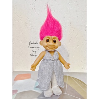 6吋 美國🇺🇸 VTG Tracey troll trolls 醜娃 巨魔娃娃 幸運小子 手腳可動 玩具 絕版 古董玩具