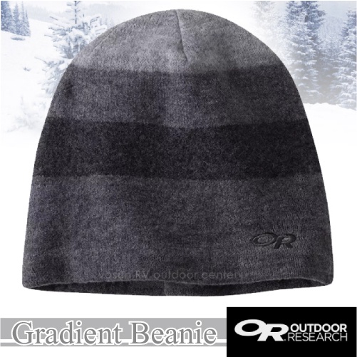 【Outdoor Research】Gradient Beanie 超輕保暖美麗諾羊毛帽子_木炭灰_277797